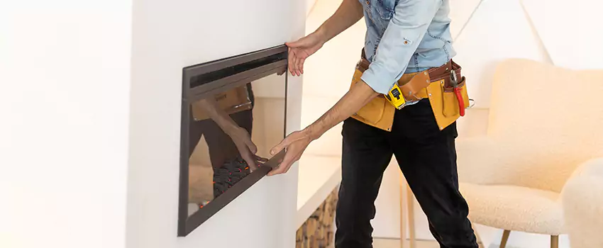 Metal Fireplace Installation in Westmont, Illinois