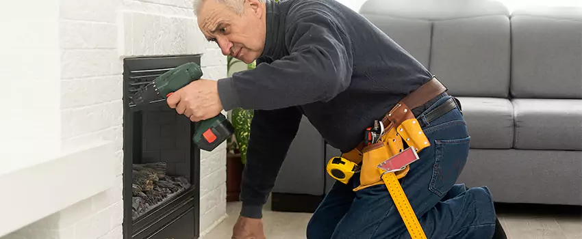 New Indoor Fireplace Installation in Westmont, Illinois