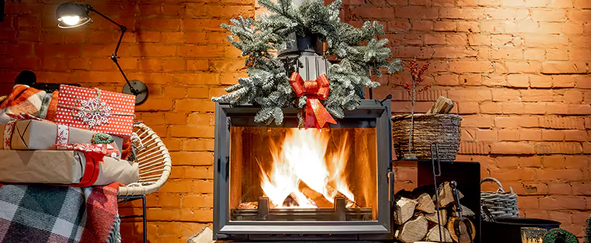 Travis Industries Linear Gas Fireplace Installation in Westmont, Illinois
