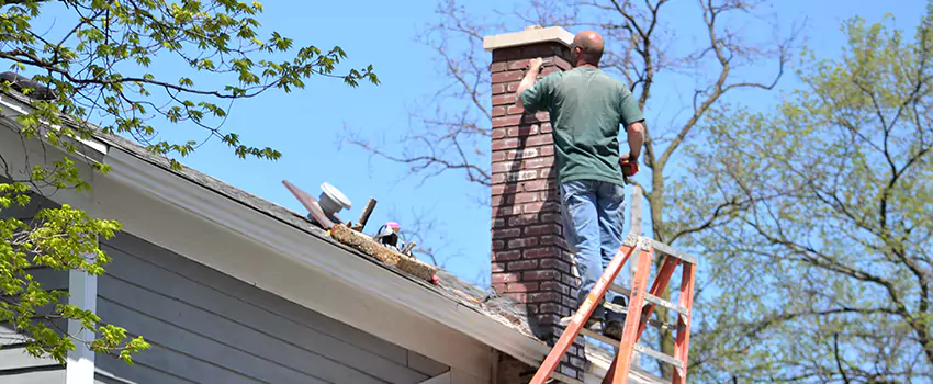 Vinyl and PVC Chimney Flashing Installation in Westmont, IL