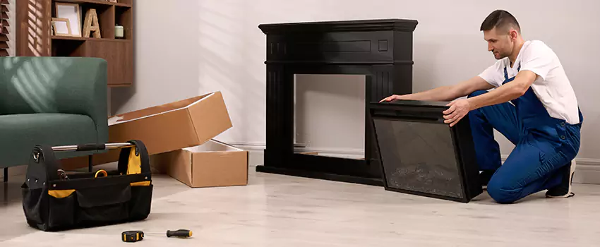 Old Rusted Metal Fireplace Repair And Replacement in Westmont, IL
