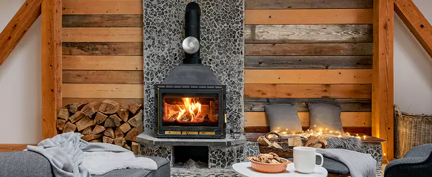 Thelin Hearth Products Direct Vent Gas Stove Fireplace Inspection in Westmont, Illinois